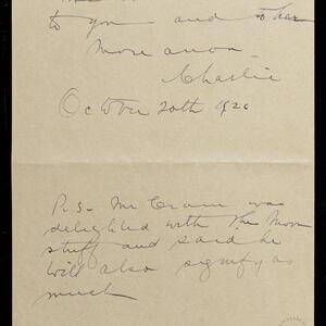 a page of handwritten text