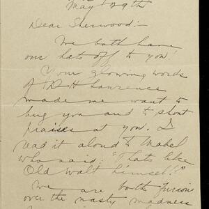 a page of handwritten text