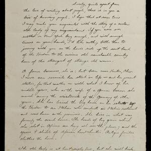 a page of handwritten text