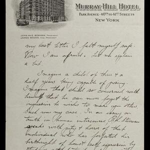 a page of handwritten text