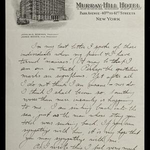 a page of handwritten text