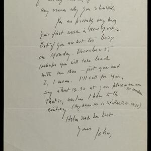 a page of handwritten text