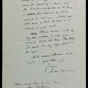 a page of handwritten text
