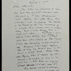 a page of handwritten text