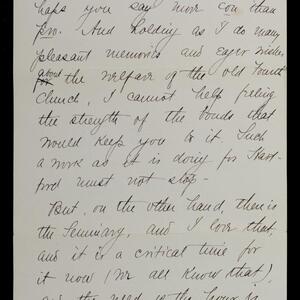 a page of handwritten text