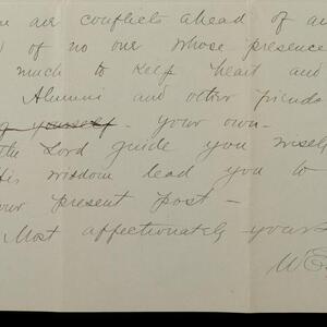 a page of handwritten text