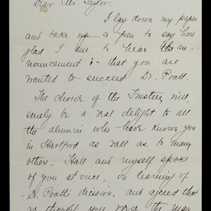 a page of handwritten text