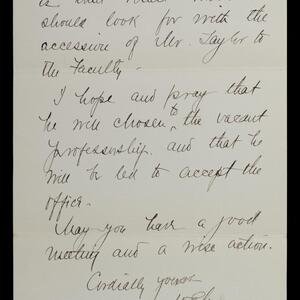 a page of handwritten text