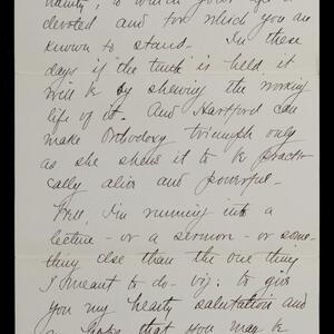 a page of handwritten text