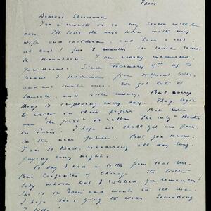 a page of handwritten text