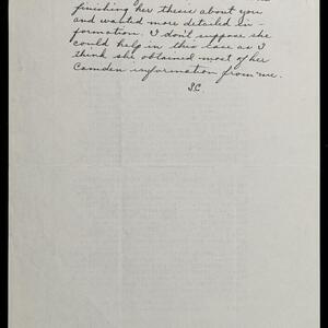 a page of handwritten text