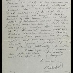 a page of handwritten text