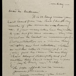 a page of handwritten text
