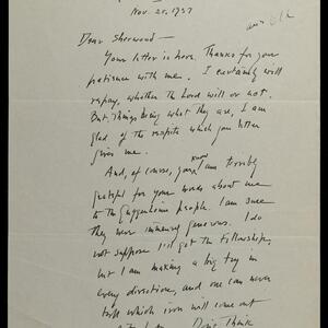 a page of handwritten text