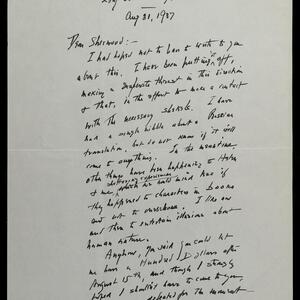 a page of handwritten text