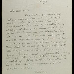 a page of handwritten text