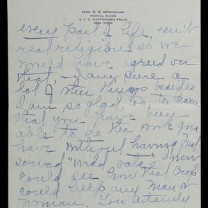 a page of handwritten text