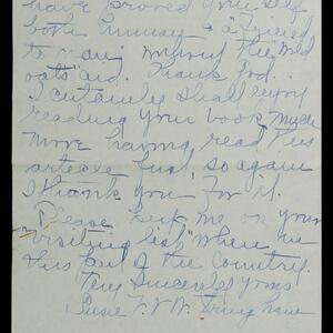 a page of handwritten text
