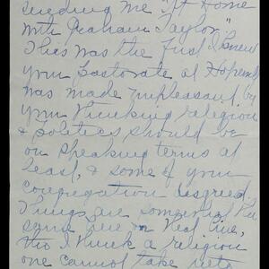 a page of handwritten text