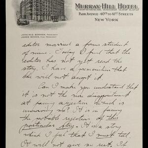 a page of handwritten text