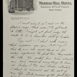 a page of handwritten text