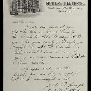 a page of handwritten text