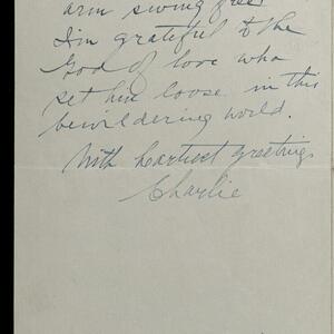 a page of handwritten text