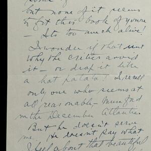 a page of handwritten text