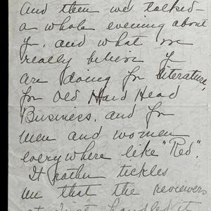 a page of handwritten text