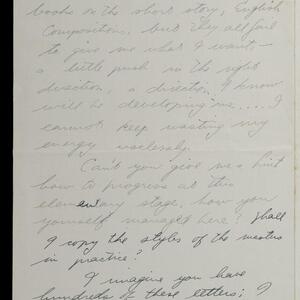 a page of handwritten text