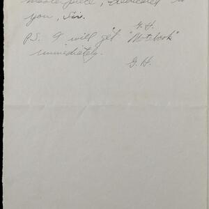 a page of handwritten text