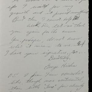 a page of handwritten text