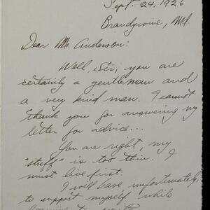 a page of handwritten text