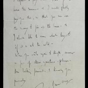 a page of handwritten text