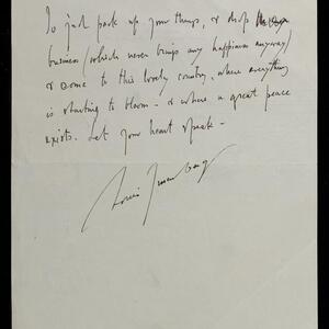 a page of handwritten text
