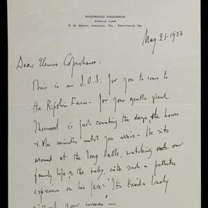a page of handwritten text