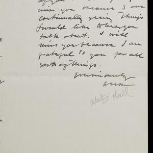 a page of handwritten text