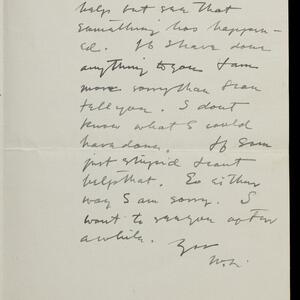 a page of handwritten text