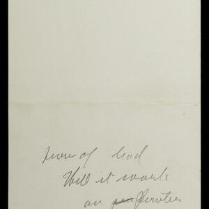 a page of handwritten text