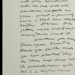 a page of handwritten text
