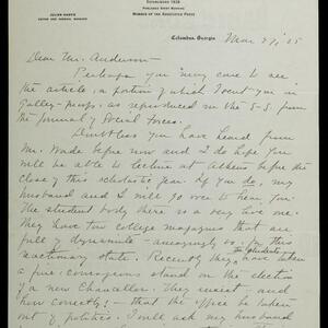 a page of handwritten text