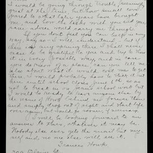 a page of handwritten text