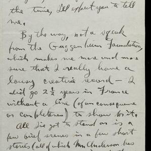 a page of handwritten text
