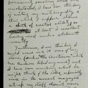 a page of handwritten text