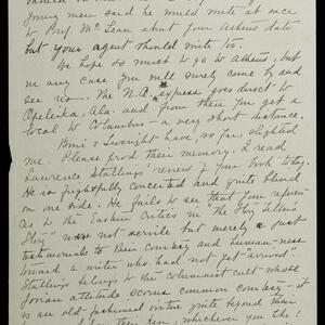 a page of handwritten text