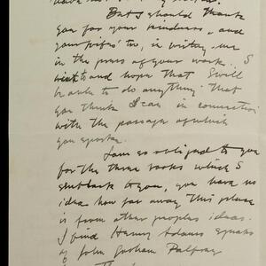 a page of handwritten text