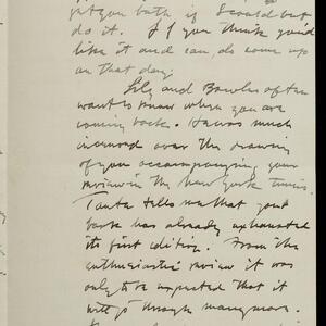 a page of handwritten text