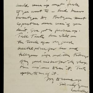 a page of handwritten text