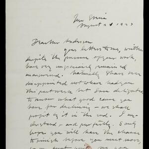 a page of handwritten text