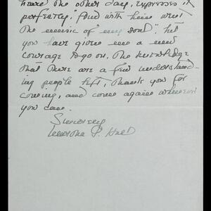 a page of handwritten text